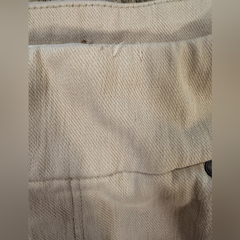 Coldwater Creek Pants Size 14 Light Beige Pull on Wide Elastic Waistband - Picture 14 of 15
